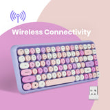 PERIDUO-713 - Wireless Vintage Mini Combo (75% Keyboard)