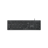 PERIBOARD-117 - Wired Standard Keyboard with Large Print Letters