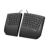 PERIBOARD-524 Wired Ergonomic Split Keyboard with Adjustable Tilt Angle