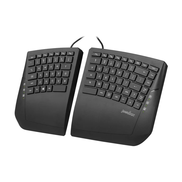 PERIBOARD-524 Wired Ergonomic Split Keyboard with Adjustable Tilt Angle