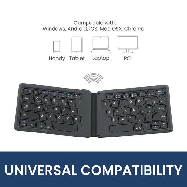 PERIBOARD-805E Portable Bluetooth Mini Ergonomic Keyboard