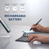 PERIBOARD-805E Portable Bluetooth Mini Ergonomic Keyboard