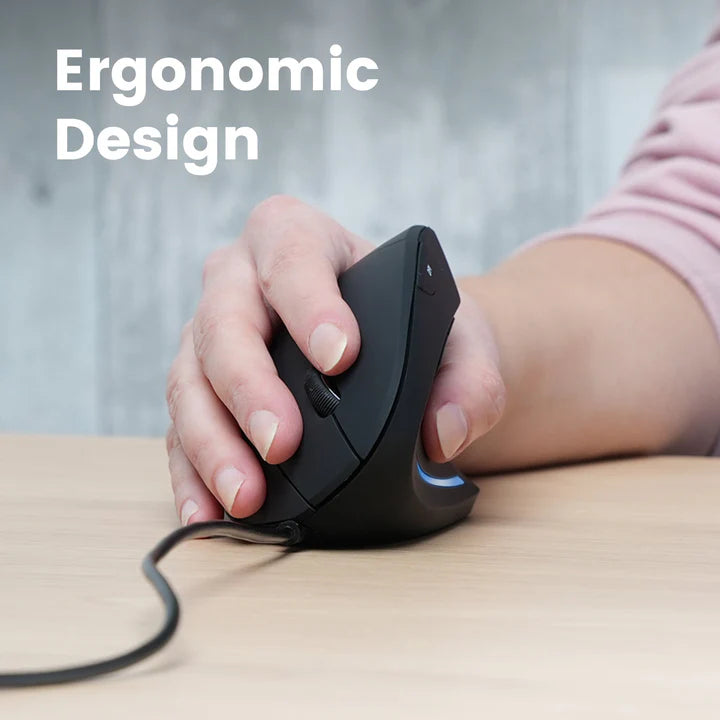 PERIMICE-513 - Wired Ergonomic Vertical Mouse