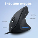 PERIMICE-513 - Wired Ergonomic Vertical Mouse