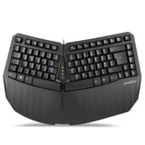 PERIBOARD-413 B - Wired Mini 75% Ergonomic Keyboard in DE layout.
