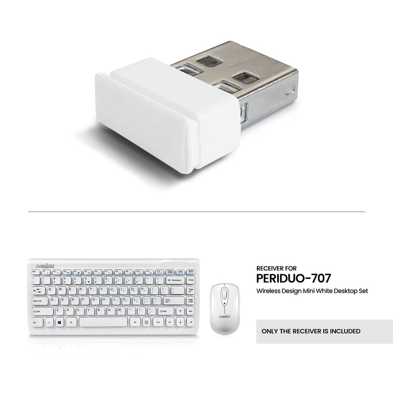 USB dongle receiver for PERIDUO-707-white