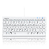 PERIBOARD-407 W - Wired White 75% Keyboard in DE layout.