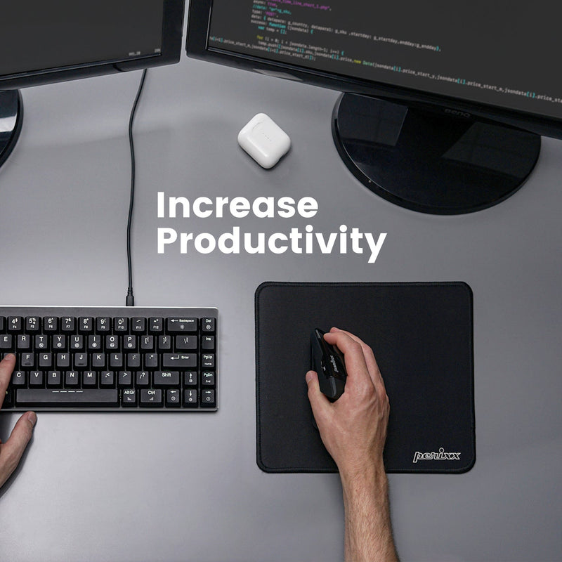 DX-1000 - Mouse Pad Stitched Edges waterproof (M) increases your productivity.