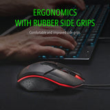 MX-2500B Programmable Gaming Mouse up to 10,800 dpi with ergonomic rubber side grips.