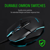 MX-2500B Programmable Gaming Mouse up to 10,800 dpi with quality micro-switches for extended lifespan and faster response time.