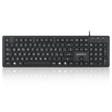 PERIBOARD-117 - Wired Standard Keyboard with Big Print Letters in italian layout.