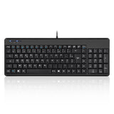 PERIBOARD-220 H - Wired Compact 75% Keyboard plus Numpad Extra USB Ports in FR layout