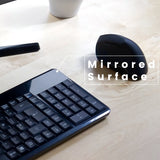 PERIBOARD-220 U - Wired Piano Black 75% Compact Keyboard plus number pad with mirrored surface