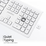 PERIBOARD-323 - Wired Backlit Mac Keyboard with low-profile scissor switch. Quiet Typing.