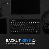 PERIBOARD-326 - Wired Mini Backlit Keyboard 70% with adjustable 2 level brightness