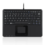 PERIBOARD-510 - Wired Super-Mini 75% Touchpad Scissor Keyboard Extra USB Ports