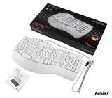PERIBOARD-512 - Wired Ergonomic Keyboard 100%