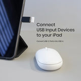 PERIPRO-404 - USB-A to USB-C Dongle Adapter. Connect USB input devices to your iPad by converting USB-C ports into USB-A.
