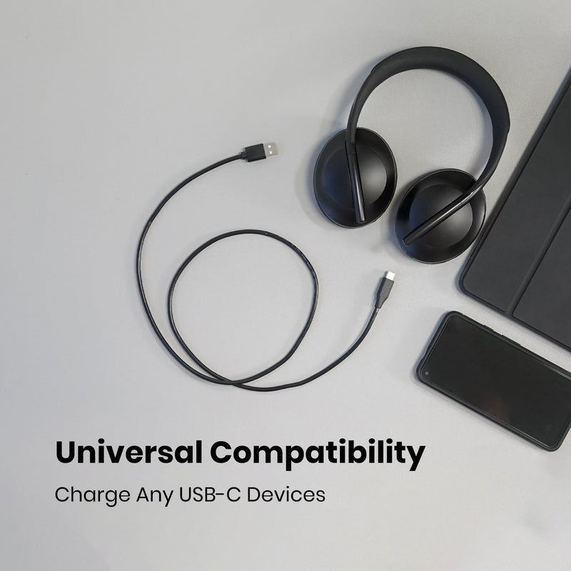 PERIPRO-406 - USB-C to USB-A Cable with universal compatibility.